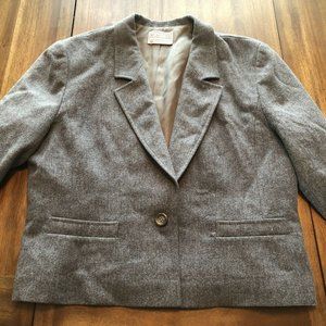 VTG Womens Pendleton Button-Down Virgin Wool Jacke